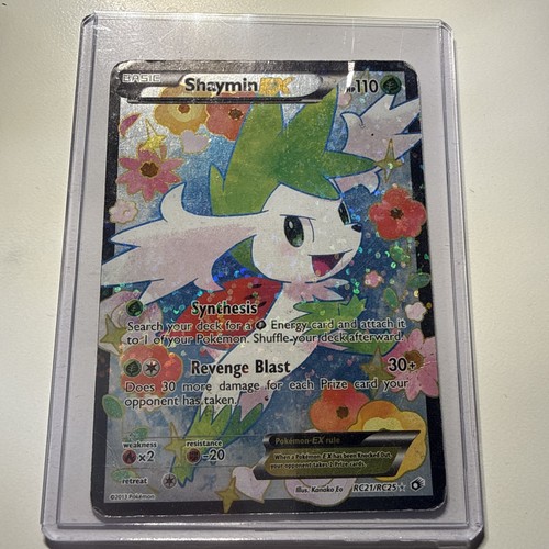 Shaymin full art - ex, rc21/rc25