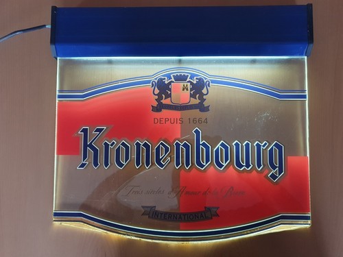 Insegna luminosa kronenbourg - insegna,