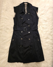 Abito trench donna nero
