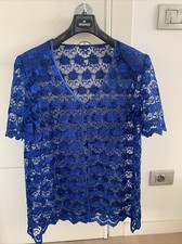 Giacca In Pizzo Blu Elettrico