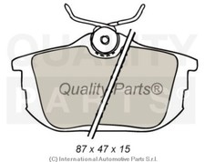 PASTIGLIE FRENO POSTERIORE