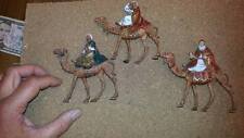 PASTORI LANDI 8 CM  TRIS DI RE MAGI A CAMMELLO NATALE S.GREGORIO ARMENO 