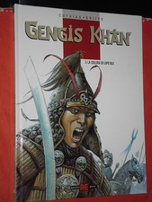 AVVENTURE DELLA STORIA- GENGIS KHAN-N°3-collera lupo blu- CARTONATO-ALESSANDRO