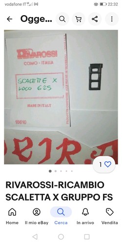 Rivarossi ricambio scaletta - scaletta, x
