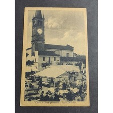 Cartolina Gera di Pizzighettone - Piazza Mercato