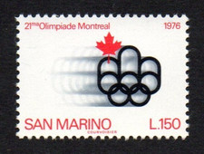 SAN MARINO 1976 21° OLIMPIADE