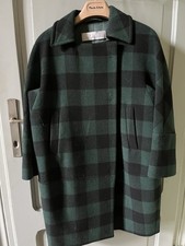 cappotto donna Scozzese Nero Verde