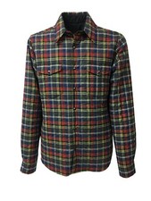 ASPESI giacca camicia uomo reversibile quadri/blu mod CE26 F815 HIGHLAND 