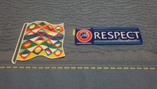Toppa / Patch Set UEFA Nations League + Toppa Respect - Italia Germania Francia