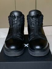 ANFIBI OXS NERI 45 CERNIERA USATO COME NUOVO CON SCATOLA ORIGINALE