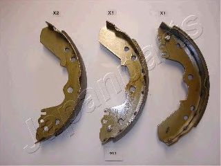Kit ganasce freno japanparts - ganasce,
