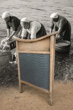 Antica Tavola per lavare Panni lavatoio primo novecento antiquariato attrezzi