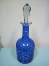 Vecchia bottiglia in vetro per liquore anni 50