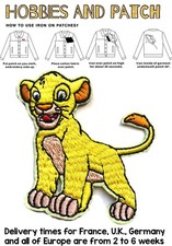patch Simba the lion king toppa termoadesiva re leone iron Disney Mufasa regno