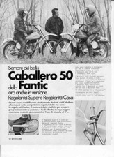 advertising Pubblicità-NEWS FANTiC MOTOR CABALLERO 50 SUPER REGOLARITA CASA 1976