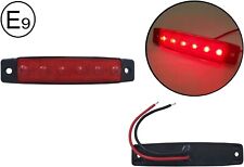 20x 24 Volt LED Rosso Lato