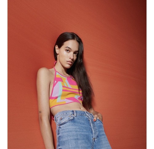 Crop top zara - top,