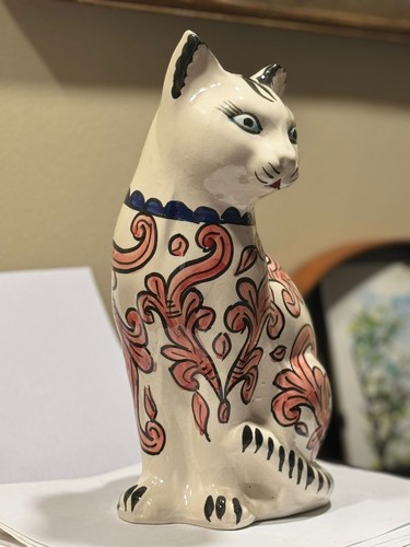 Grande gatto ceramica - in,
