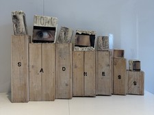 Scultura/opera d'arte contemporanea - Ceramica arte - Corpo femminile - Firmato