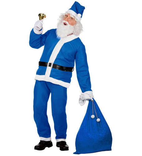 Babbo natale blu - natale, casacca