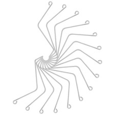  15 Pezzi Fissaggi a Molla per