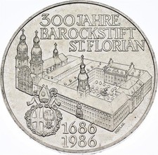 AUSTRIA 500 schilling plata