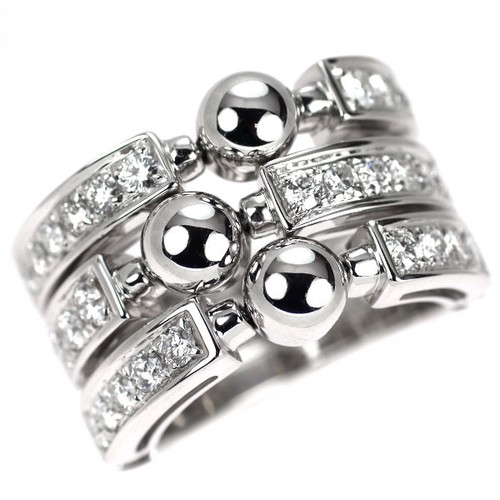 Anello bulgari k18wg diamond - anello,