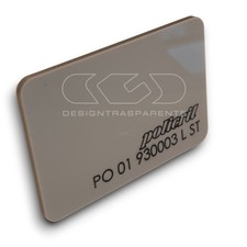 Lastra plexiglass grigio topo coprente Policril 930003 su misura spessore 3 mm