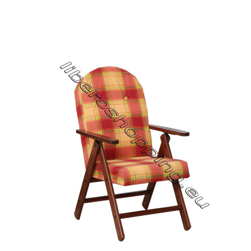 Poltrona reclinabile legno