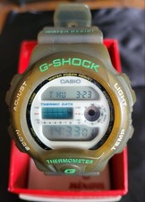 Orologio Casio G-Shock DW-6100 Vintage Invernale Premium Quadrante Bianco Resina Verde