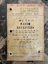 RADIO RECEIVERS TM 11-850 WAR