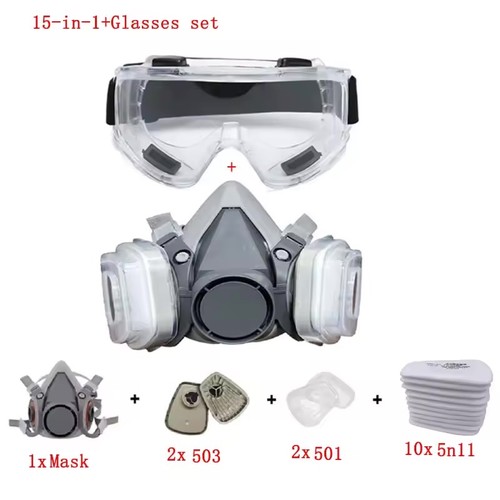 Kit maschera antipolvere con - antipolvere,