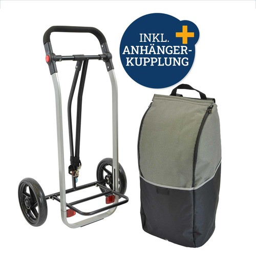 Carrello spesa bici 50l gancio - bici,