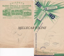 S. ILARIO d'ENZA: 2 foglietti pubblicitari  "Super Burro"