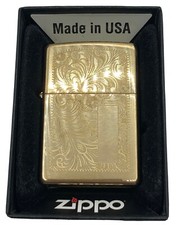 Zippo Accendino ricaricabile originale - Veneziano Brass Ottone 352B