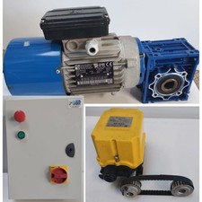 Kit motoriduttore, centralina e gruppo finecorsa per porta ad impacchetto usati