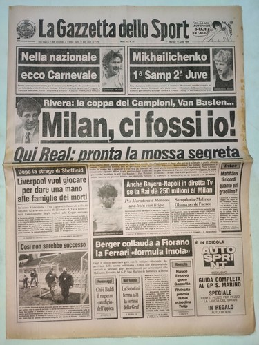 Gazzetta dello sport aprile - gazzetta,