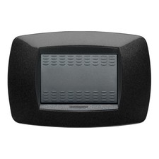 Placca 3 Posti Nero Modo ( MASTER cod. 39TC203 )