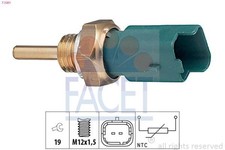SENSORE TEMPERATURA ACQUA ALFA ROMEO FIAT LANCIA OPEL 1.3 1.6 1.9 2.0