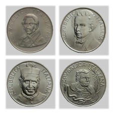 REP. ITALIANA- 500 E 1000 LIRE COMMEMORATIVE FDC IN ARGENTO DA DIVISIONALI ZECCA