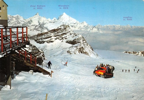 Cartolina cervinia plateau - cartolina,