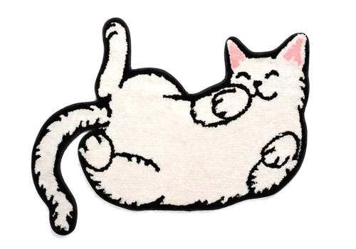 Tappeto tessuto gatto - tappeto, a