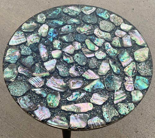 Tavolino vintage abalone - tavolino, con