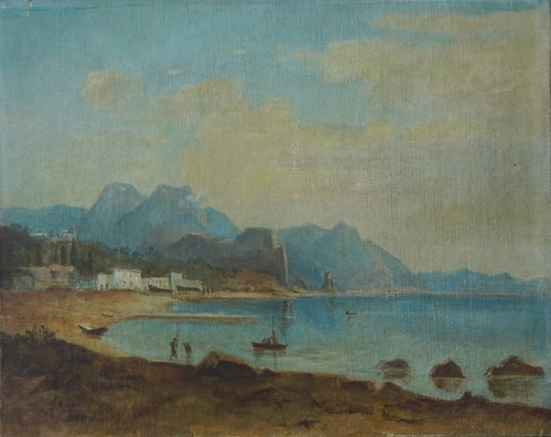 Paesaggio italiano sul mare