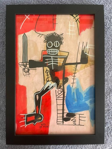 Quadro olio basquiat - quadro,