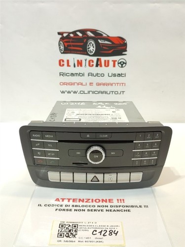 Autoradio per mercedes classe - per,