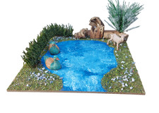 accessori presepe lago con