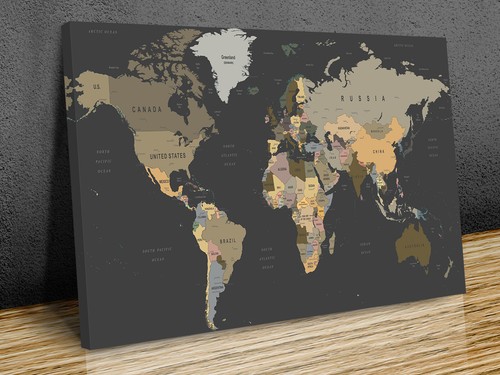 Mappa del mondo - , toni