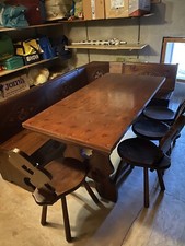 tavolo cassapanca e sedie