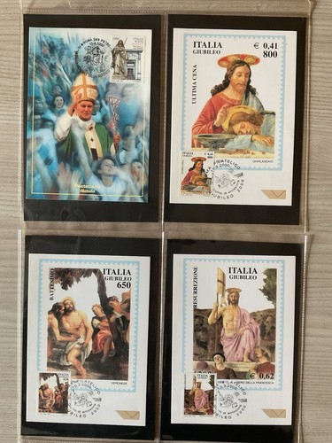 Cartoline filateliche giubileo - cartoline,